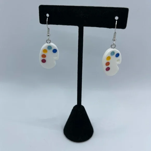 3 for $20 Fun Painters Pallet Dangle Earrings “You Pick 3” - Picture 8 of 8